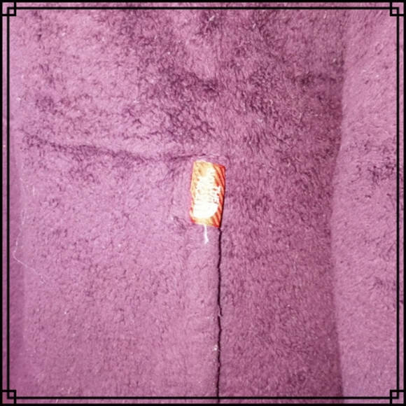 North Face Purple Fleece Quarter Zip Pull Over Size Medium - Picture 5 of 8